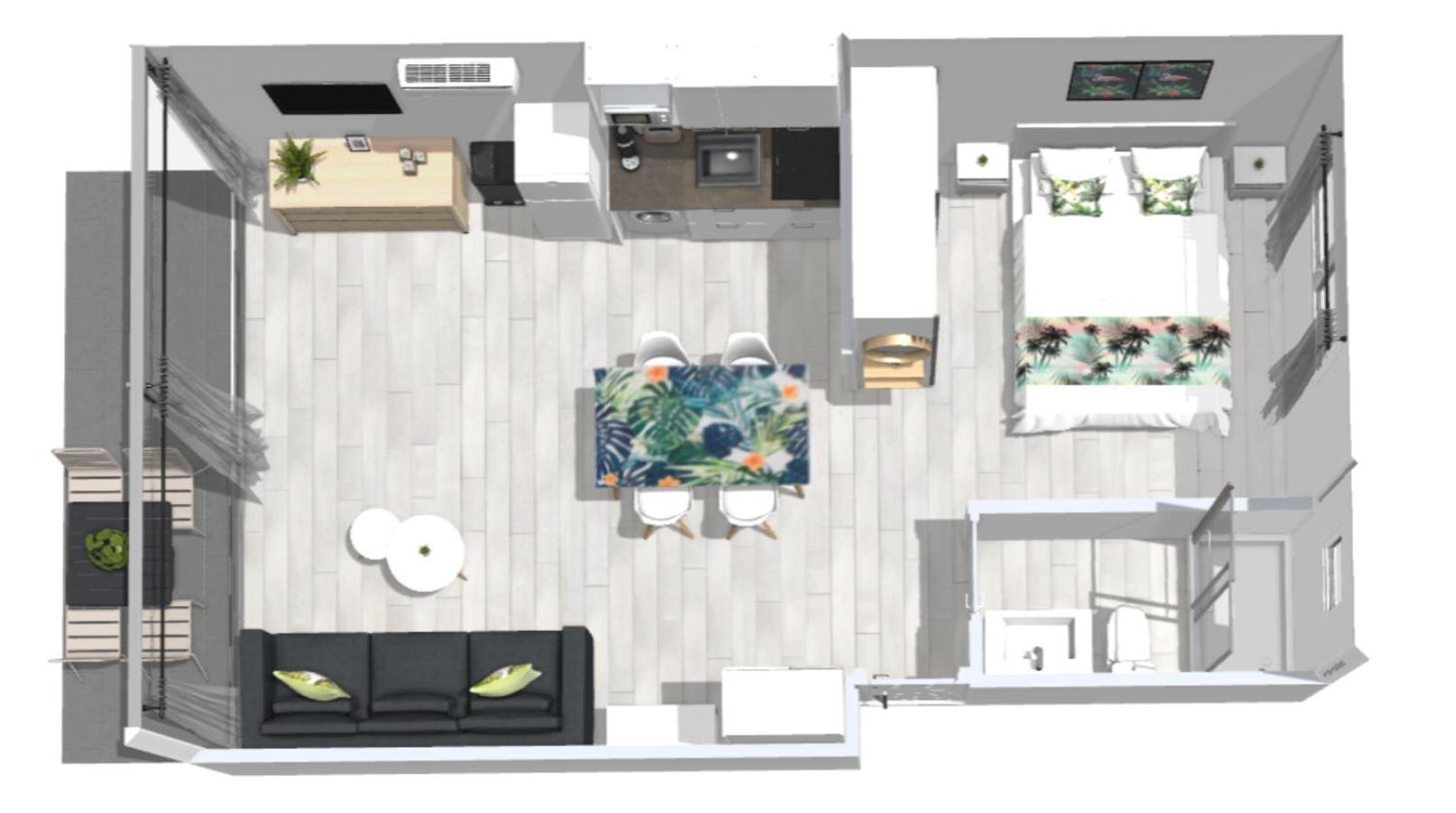 Appartement Tropical Loft Vista Mar Lateral